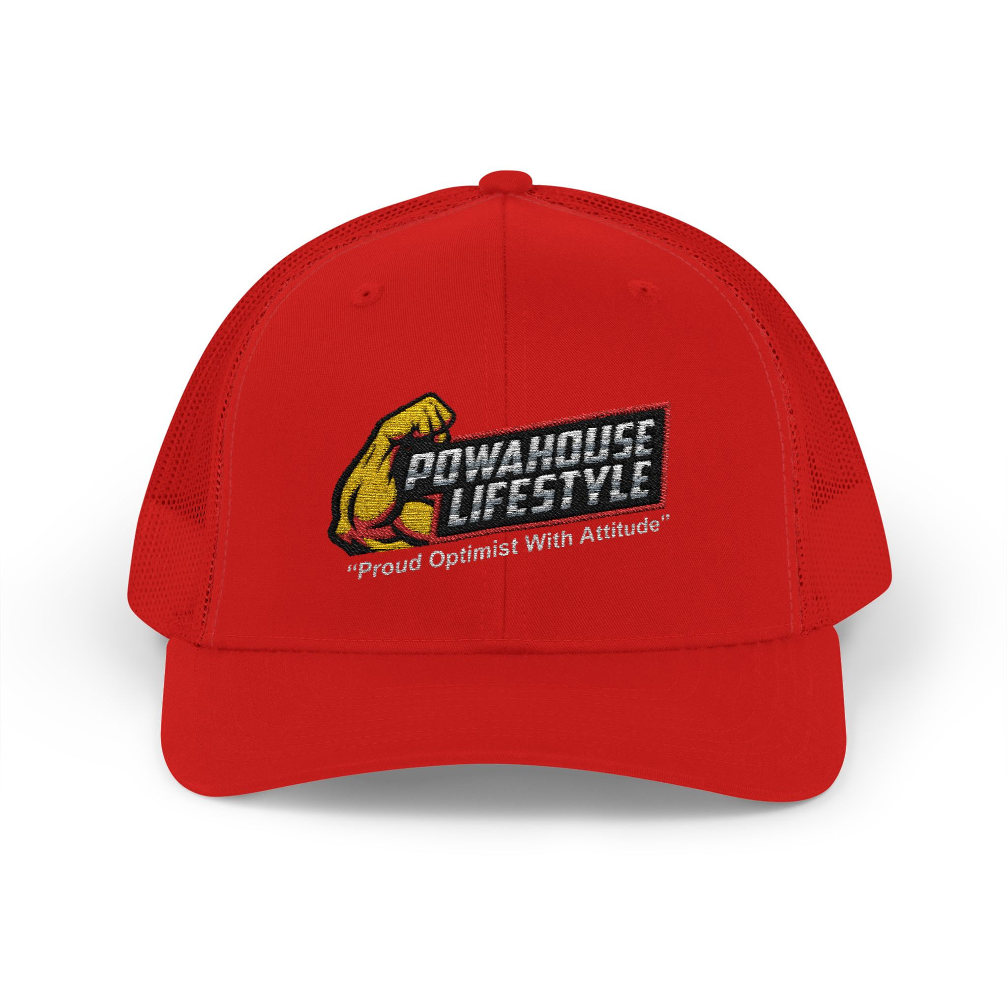 POWA (Proud Optimist With Attitude) Trucker Hat