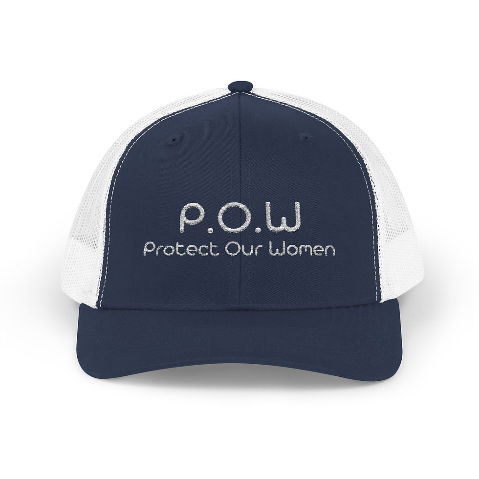 Thumbnail: P.O.W Trucker Hat (WHT)