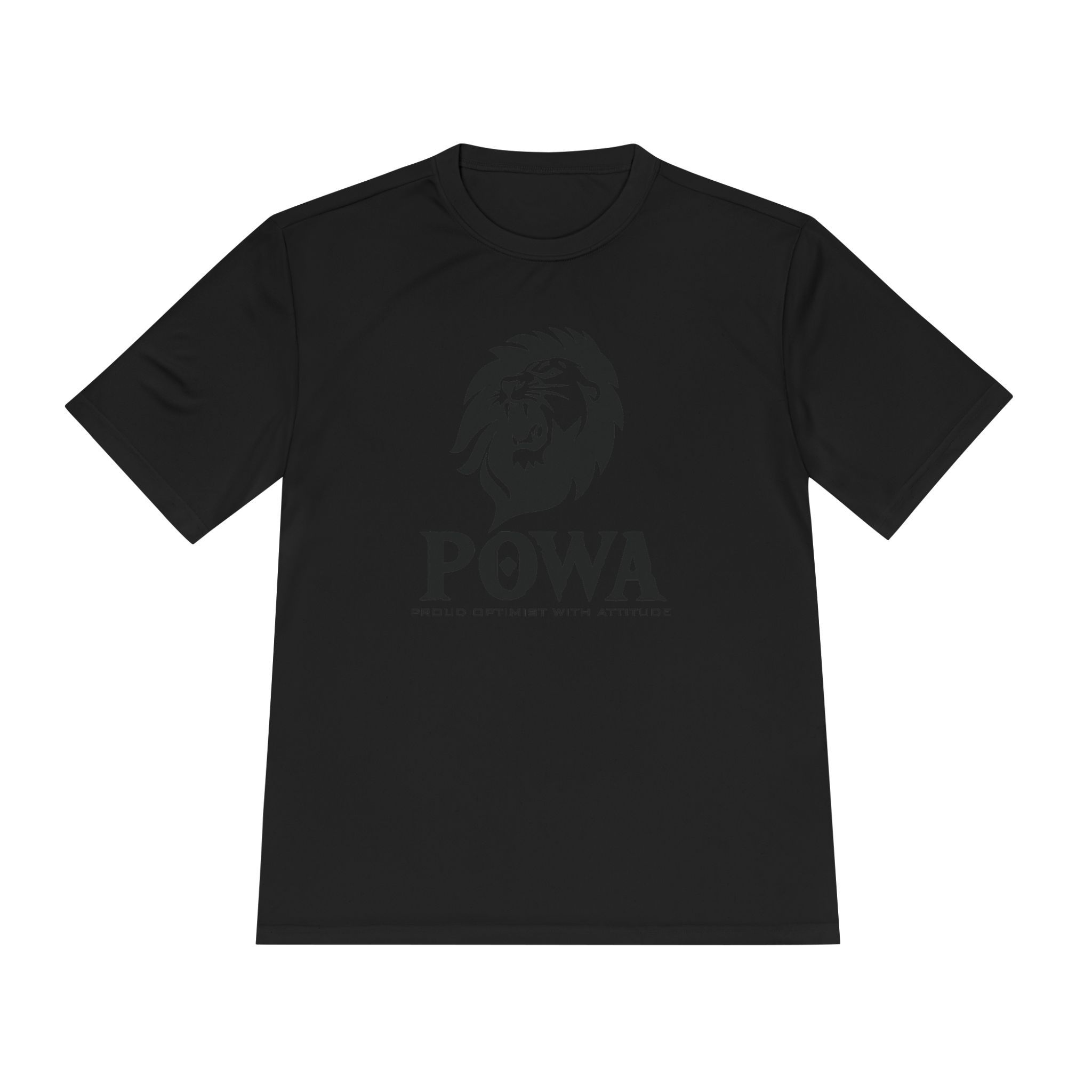 POWA Signature Logo (BLK-ON-BLK) Unisex Graphic Tee