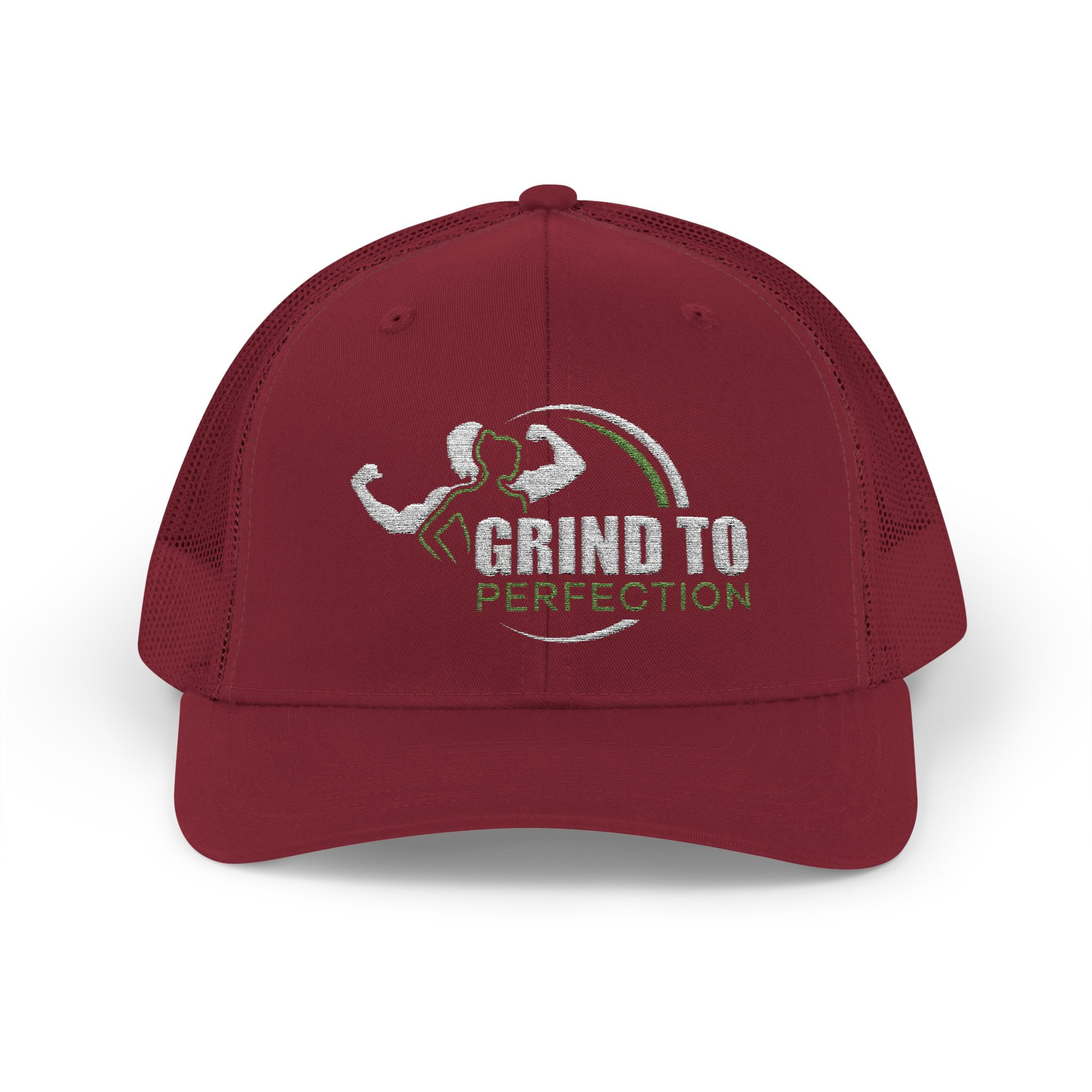 Grind to Perfection Trucker Hat (WHT)