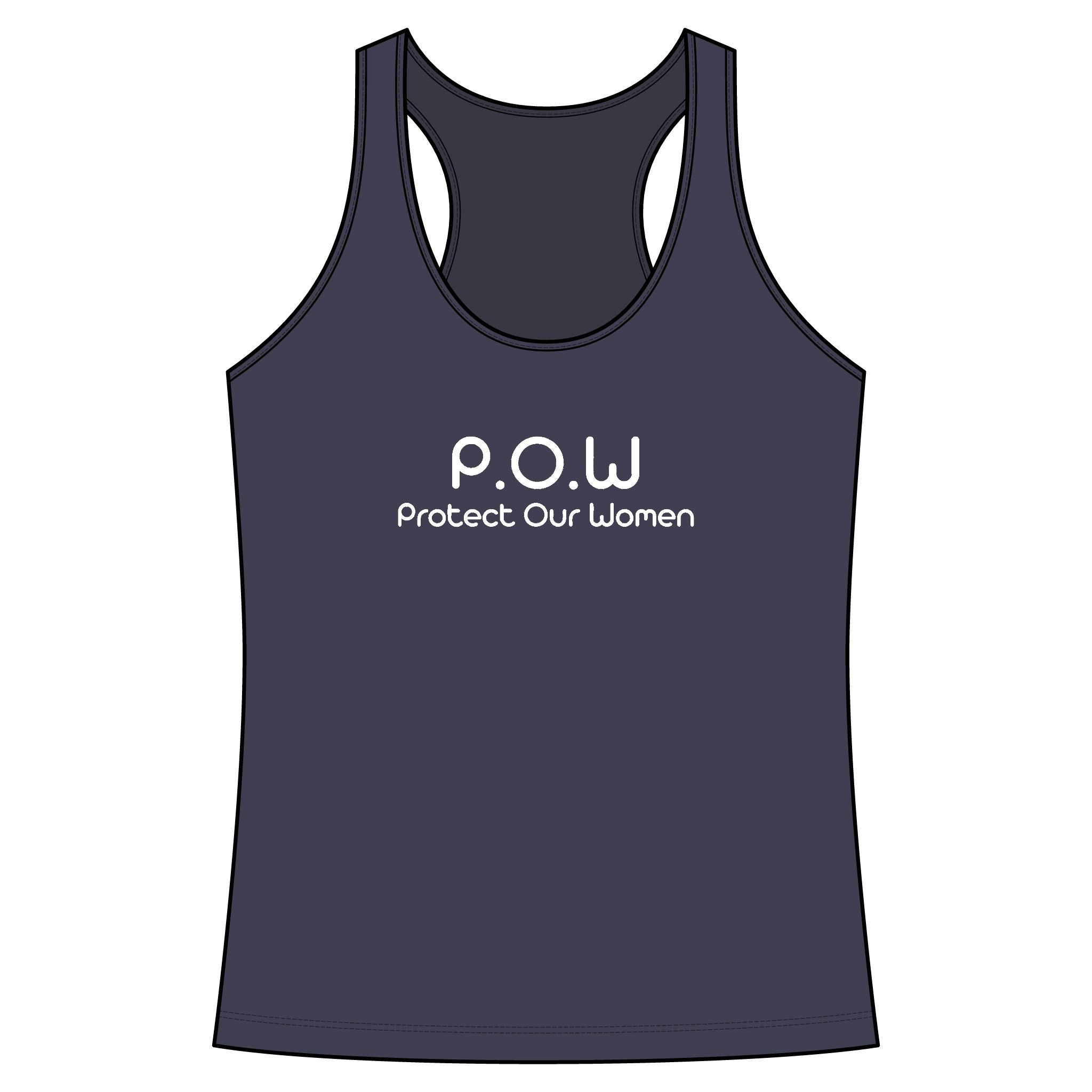 P.O.W Racerback Tank