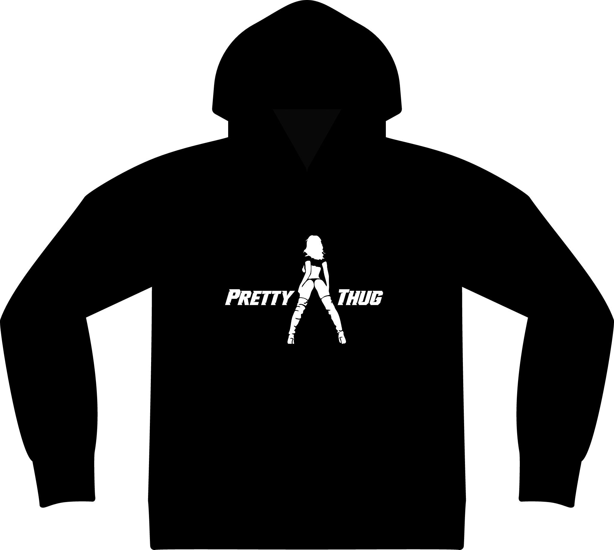 Pretty Unisex Fleece Hoodie - WHT