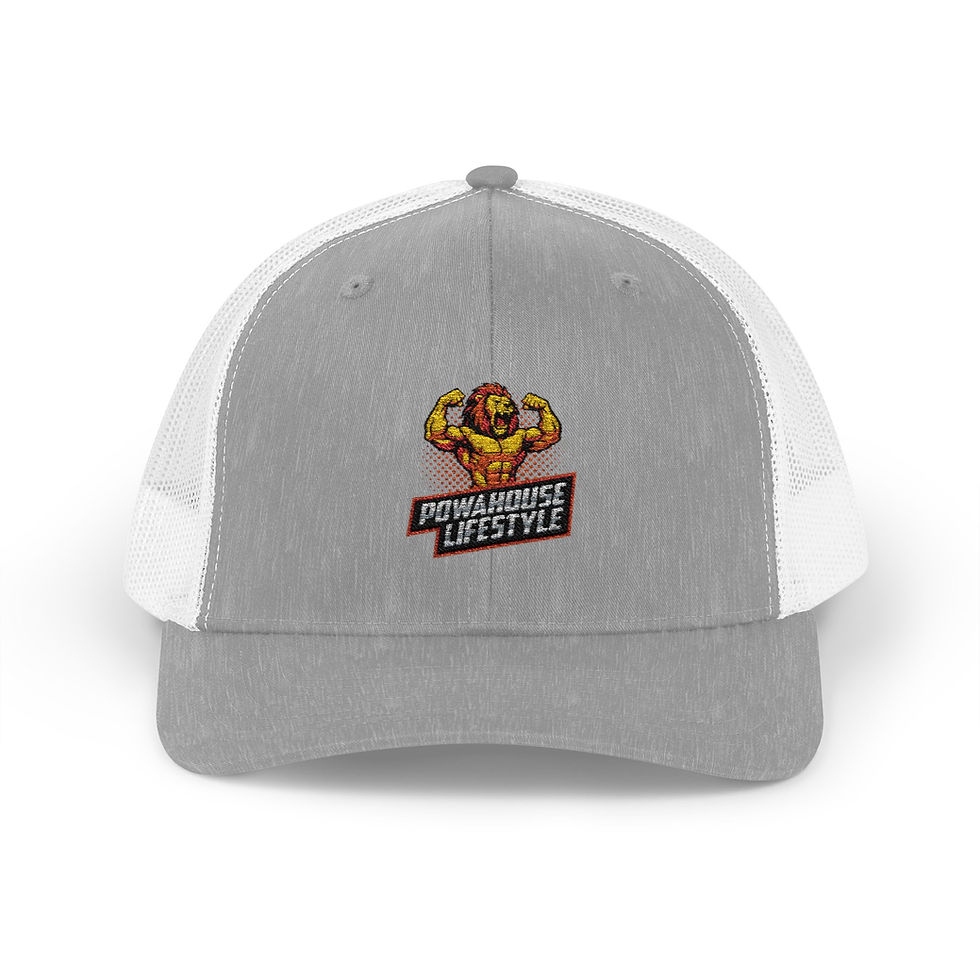 Thumbnail: Powahouse Lifestyle Lion Strong Muscle Trucker Hat