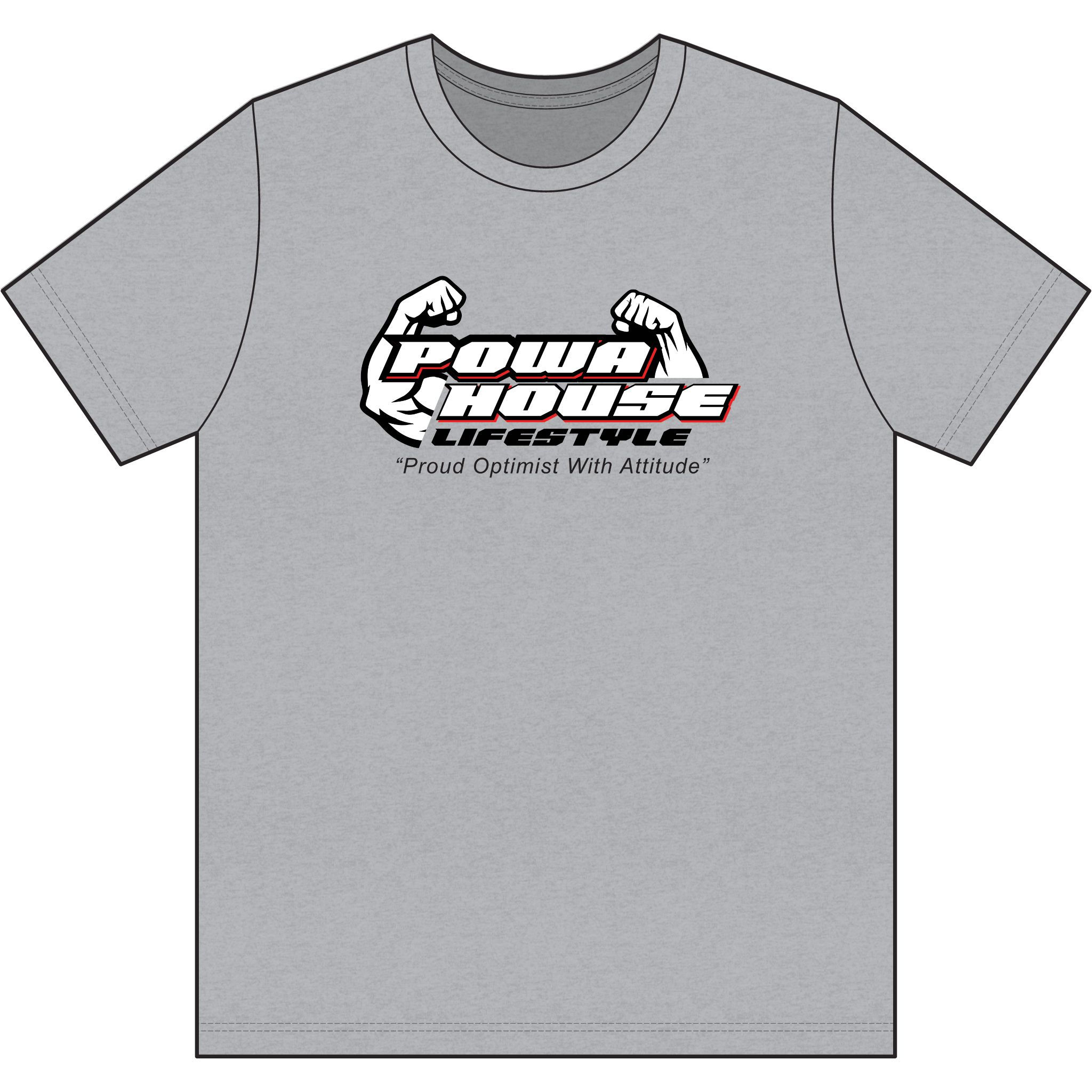 "Powerhouse Lifestyle" Basic T-Shirt