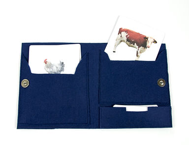 Exemple de pochette ouverte d'images classifiées sur les animaux de la ferme