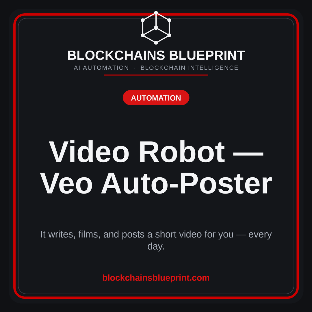 Video Robot: Veo Auto-Poster