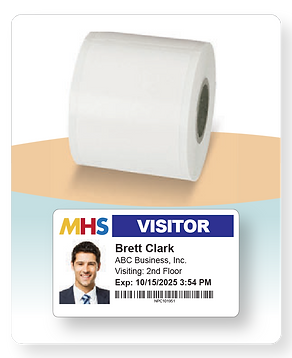 Threshold Visitor Badges Rolls