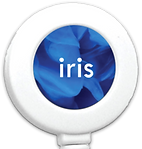 Round retractable badge reels