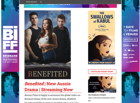 Benefited featured in FilmINK