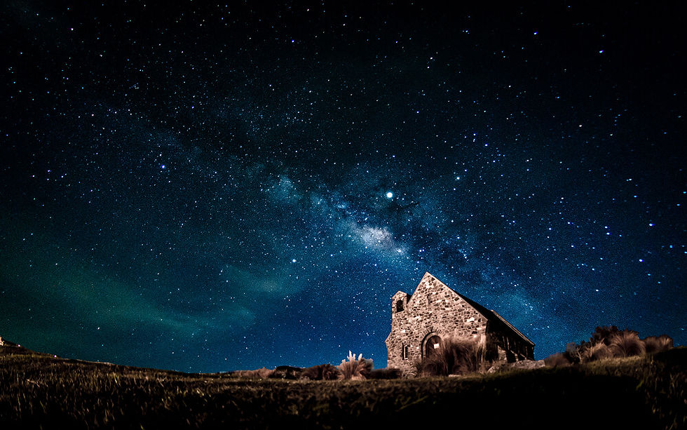 New Zealand’s breathtaking night sky and the Milky Way during an evening excursion.