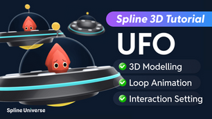 Spline 3D Tutorial: Interactive UFO Published!