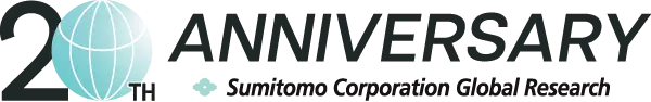 Sumitomo Coporation Global Reseach 20th Anniversary logo