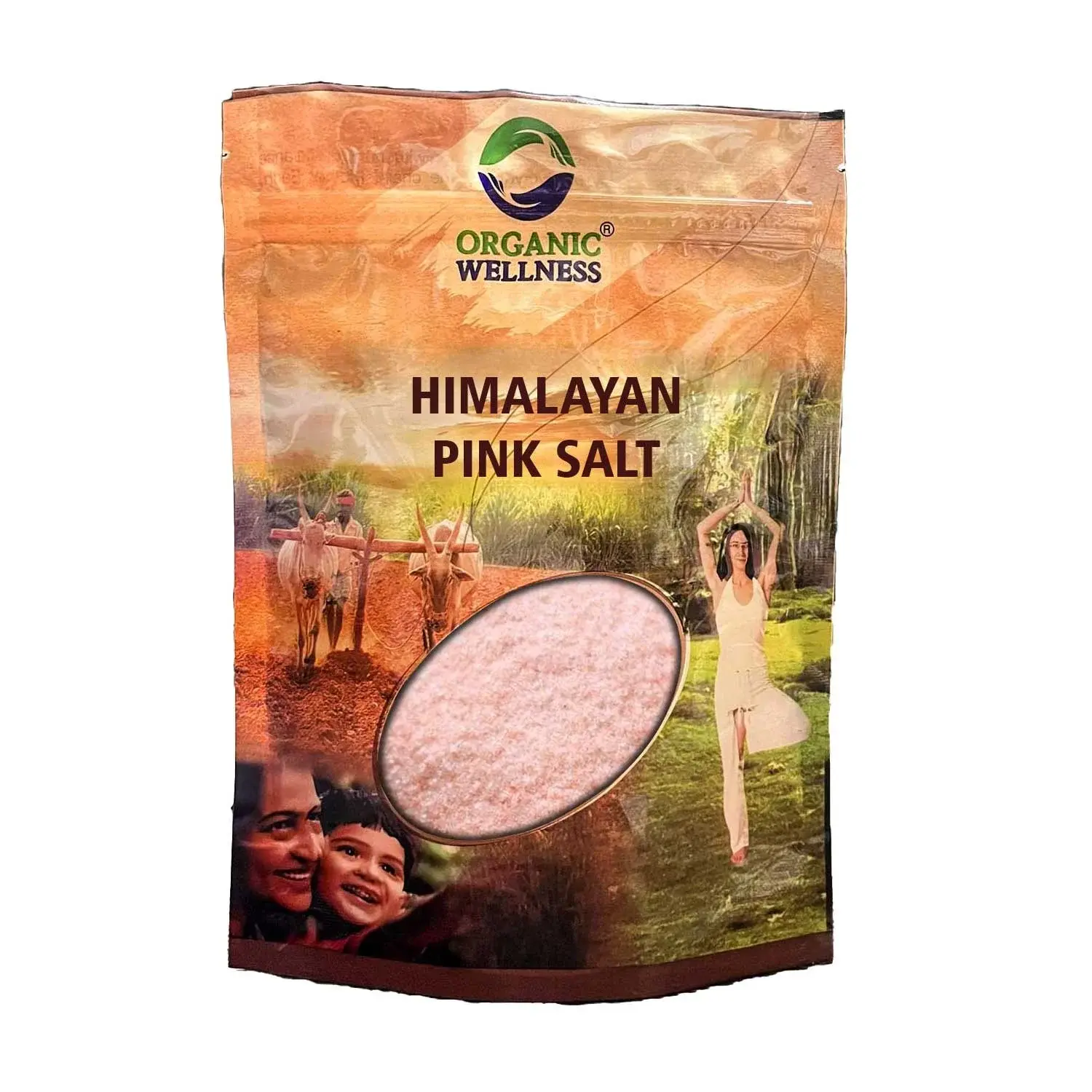 Organic Wellness Himalayan Pink Rock Salt 1kg Pack