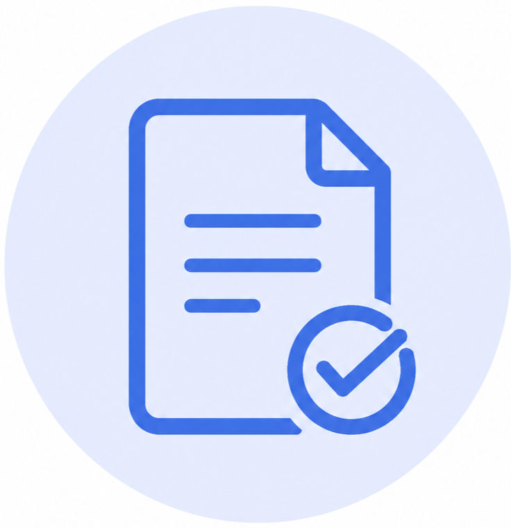 Product specification review icon