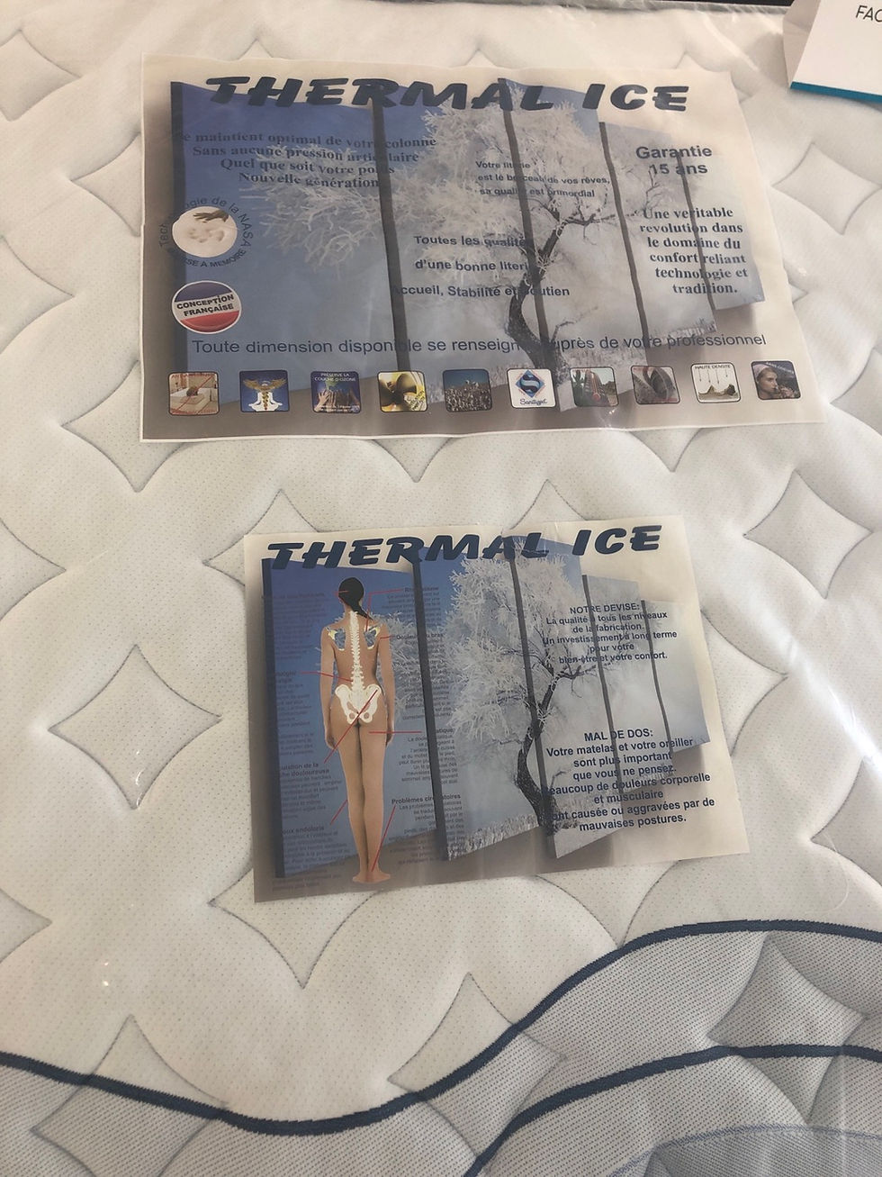 Miniature : Matelas thermal ice