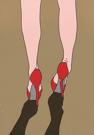 イラストハイヒール