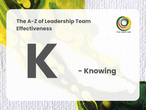 K is for Knowing: The Trap of Certainty. 