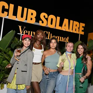 Veuve Clicquot opens Club Solaire on Venice Beach with Charlize Theron and an Este Haim DJ set