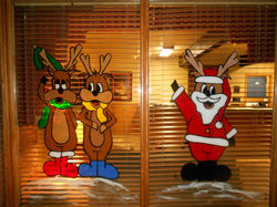 Christmas Window Painting