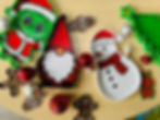 Christams Sensory tray, Gnome, Snowman
