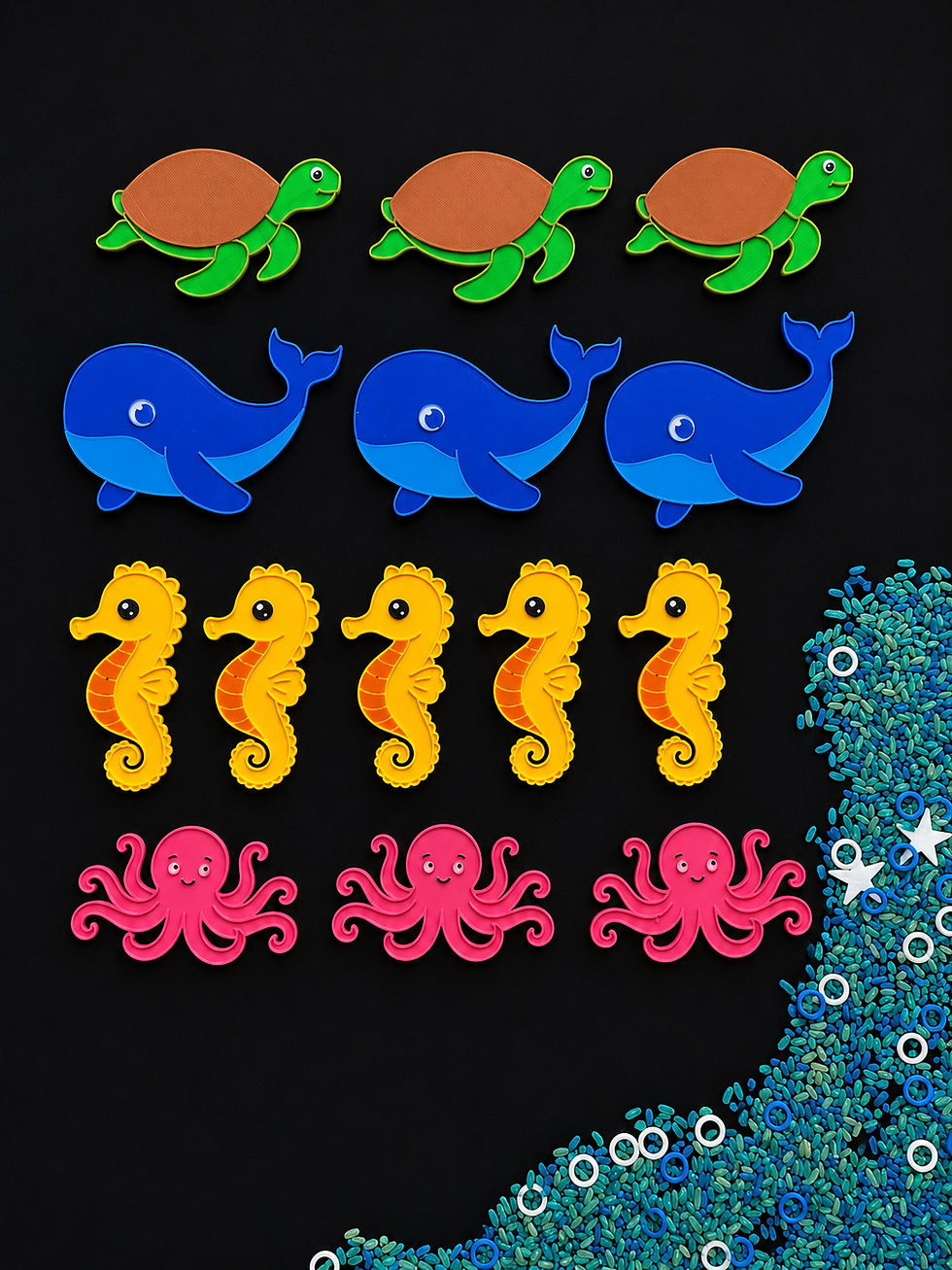 Thumbnail: Ocean Day Sensory Bin | Under the Sea Sensory Play Kit | World Ocean Day