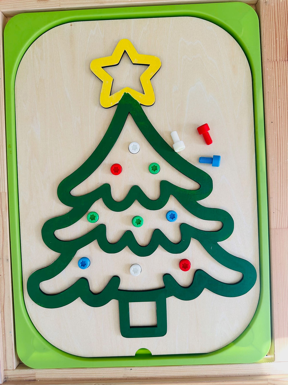 Thumbnail: Christmas Tree Fine Motor Tray