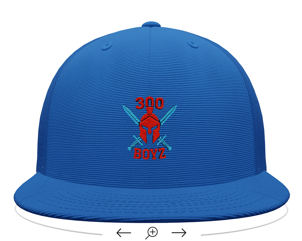 Thumbnail: 300 Boys Flex Fit Hat-3D Embroidered