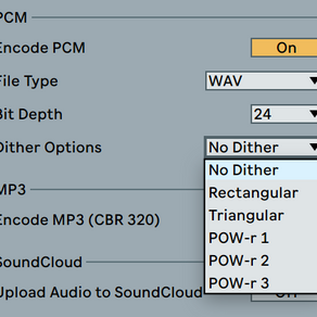 Exporting - Dithering
