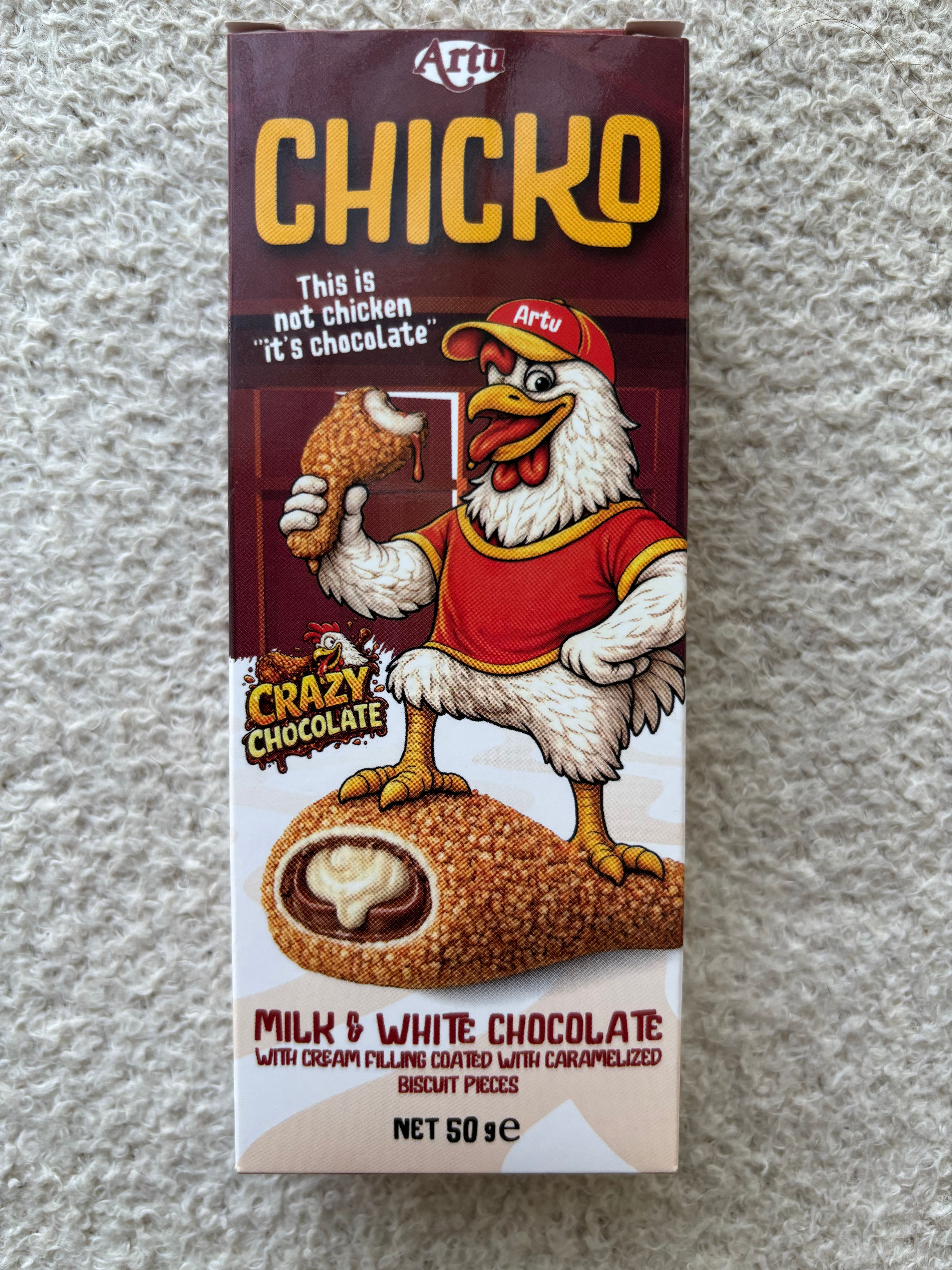 Pilons de poulet au chocolat blanc et lait 