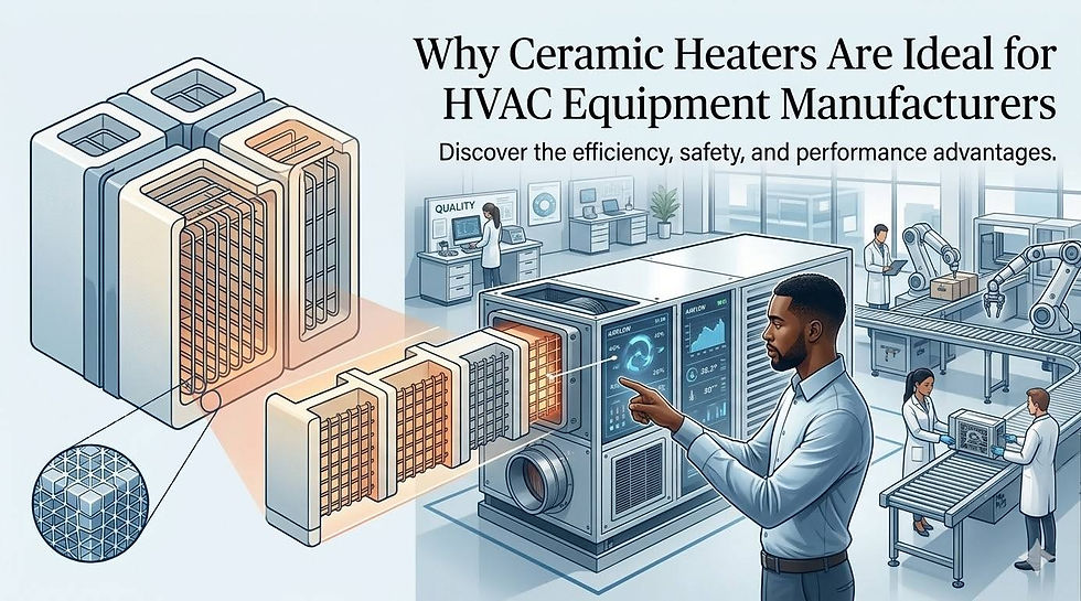 Why Ceramic Heaters Are Ideal for HVAC Equipment Manufacturers 