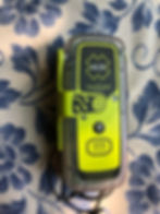 A yellow GPS device known as a Personal Locator Beacon by ACR.