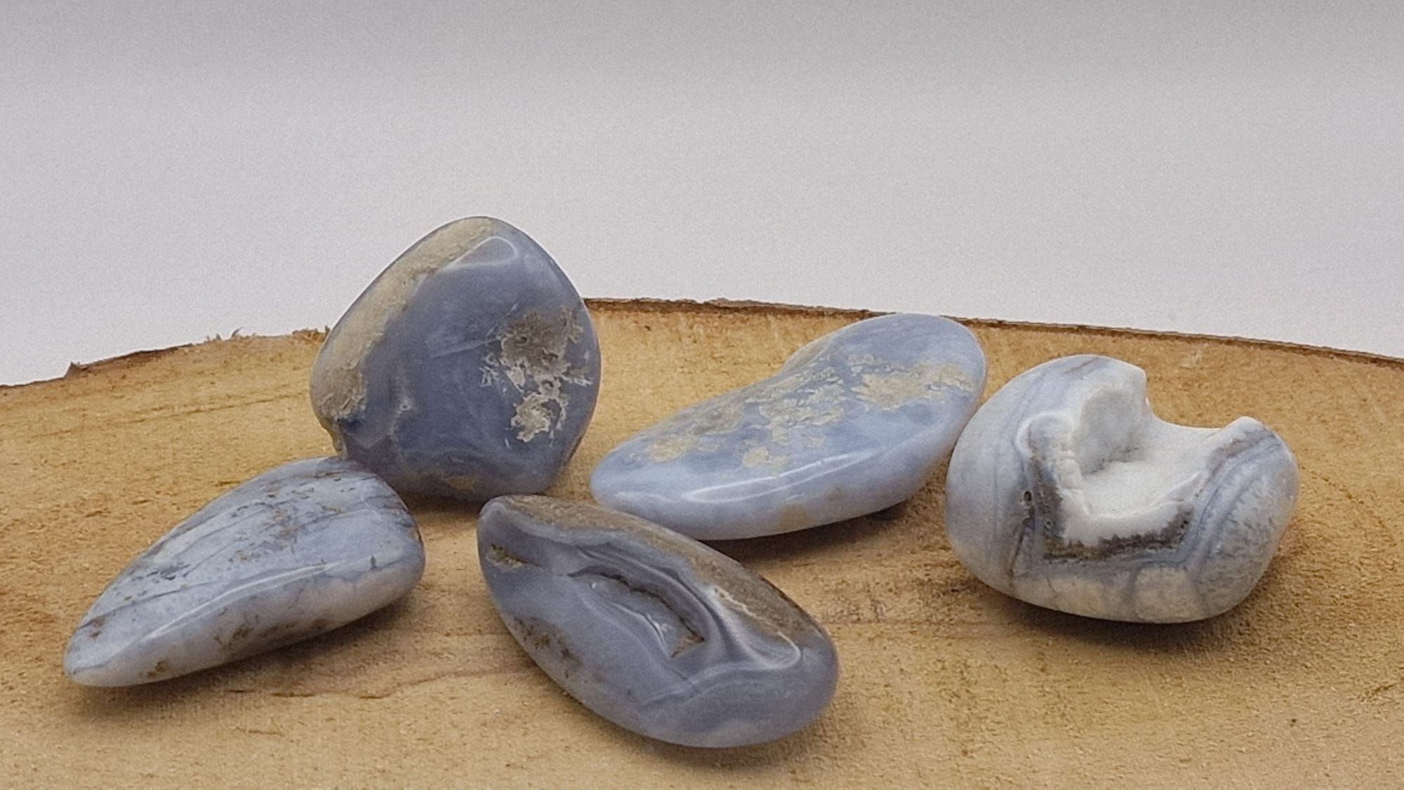 Calcédoine bleue sur Gangue (Namibie)