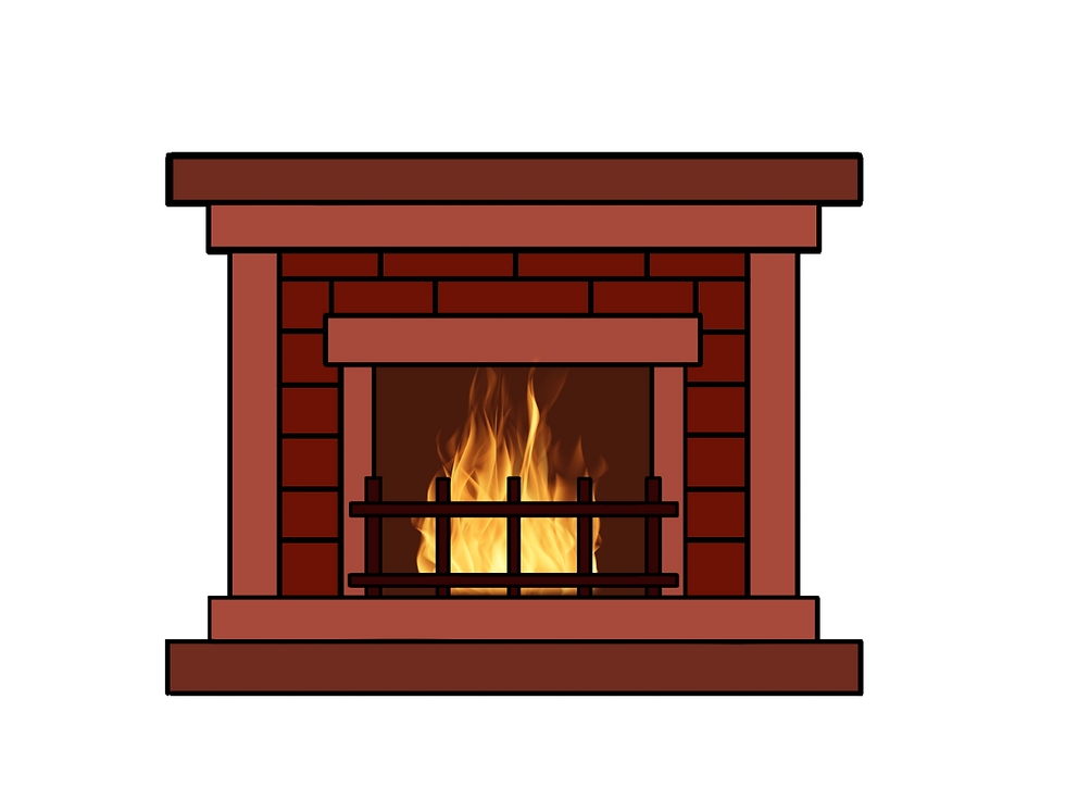 Cozy Brick Fireplace