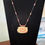 Thumbnail: Peachy Pink Chrysanthemum Necklace