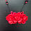 Thumbnail: 3 Red Roses on Black Silk Cord