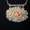 Thumbnail: Green and Pink Floral Necklace