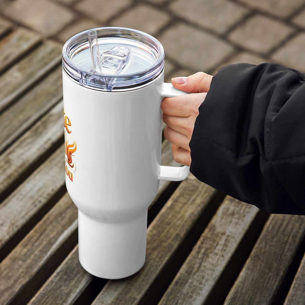 Thumbnail: Ignite What GOD Placed Within You | Travel Mug with a Handle