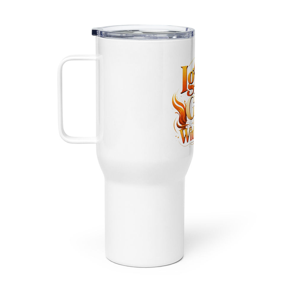 Thumbnail: Ignite What GOD Placed Within You | Travel Mug with a Handle