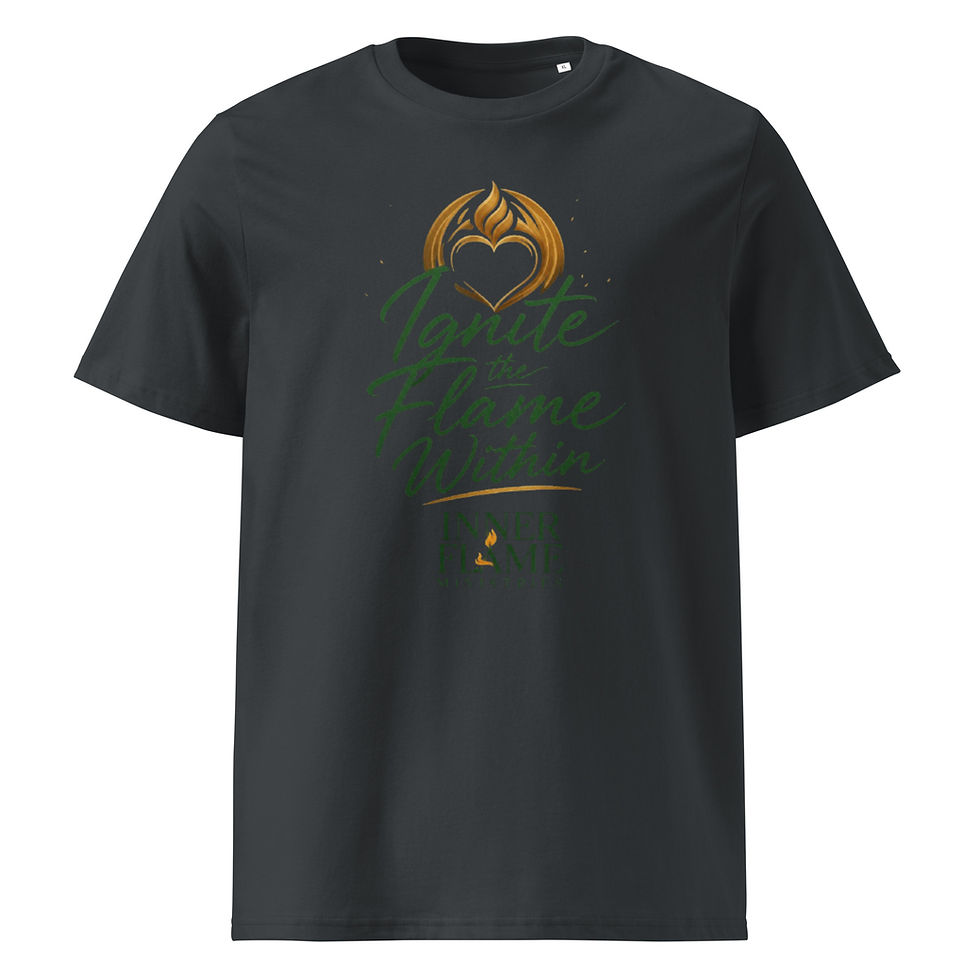 Thumbnail: Ignite the Inner Flame | Unisex Organic Ribbed Neck T-Shirt