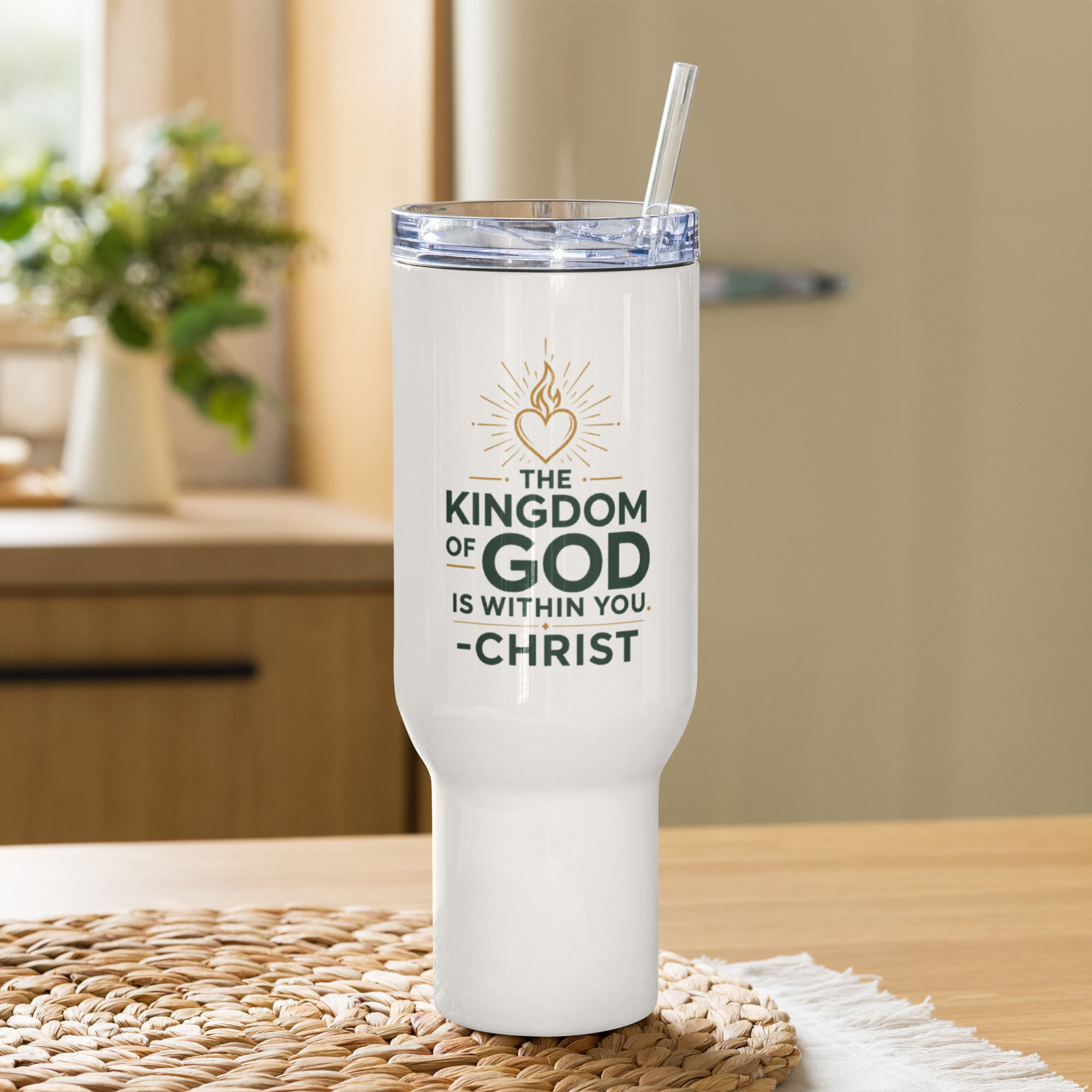 The Kingdom of GOD is Within You | Travel Mug with a Handle