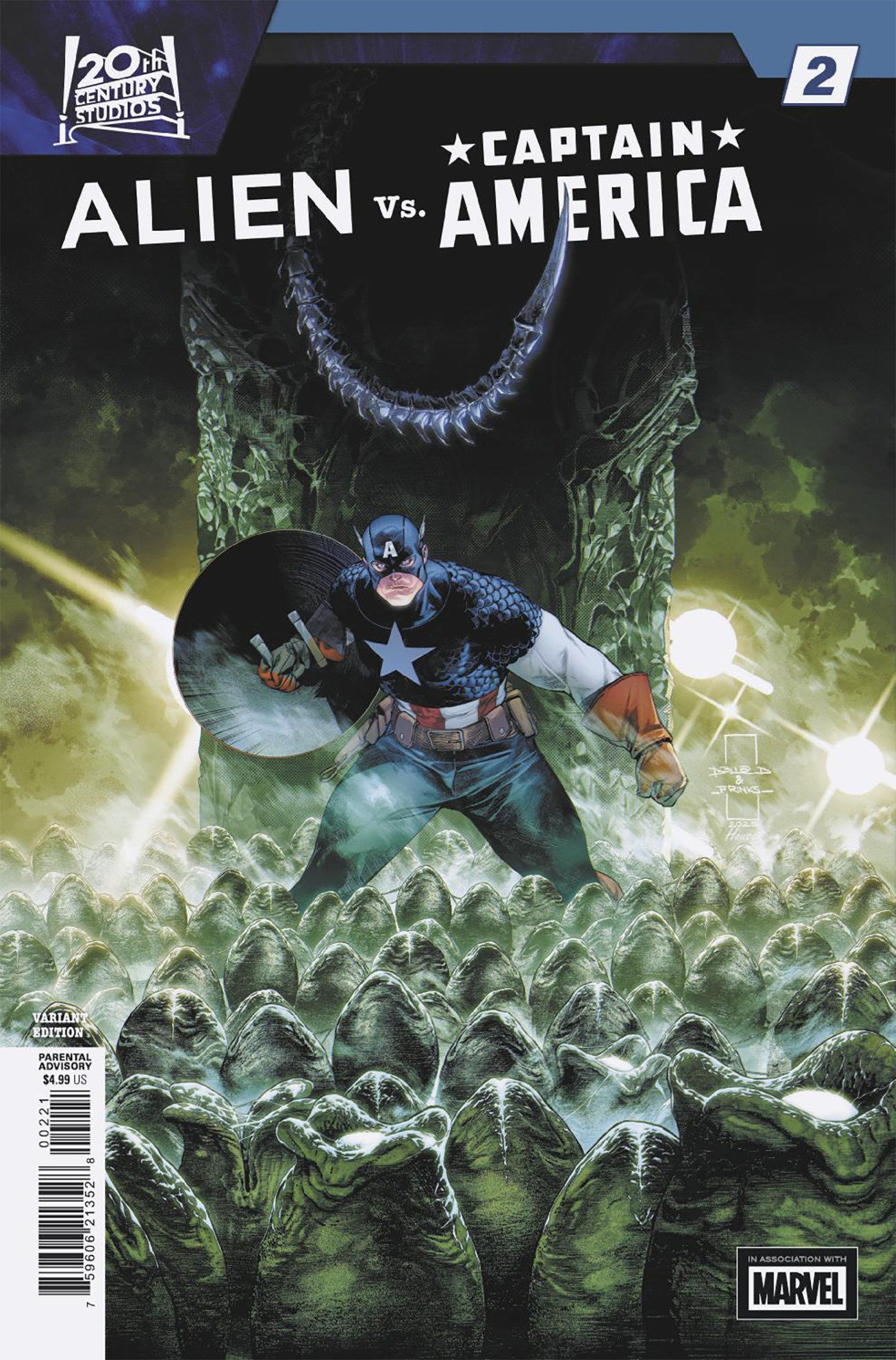 ALIEN VS. CAPTAIN AMERICA #2 Delio Diaz (12/17/2025)