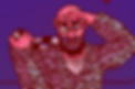 Bald man salutes, wearing glasses and camo. Crash's Comics owner as drawn by his son.