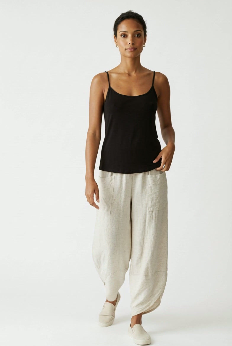 Thumbnail: Beige BARREL LEG POCKET TROUSER - other colours