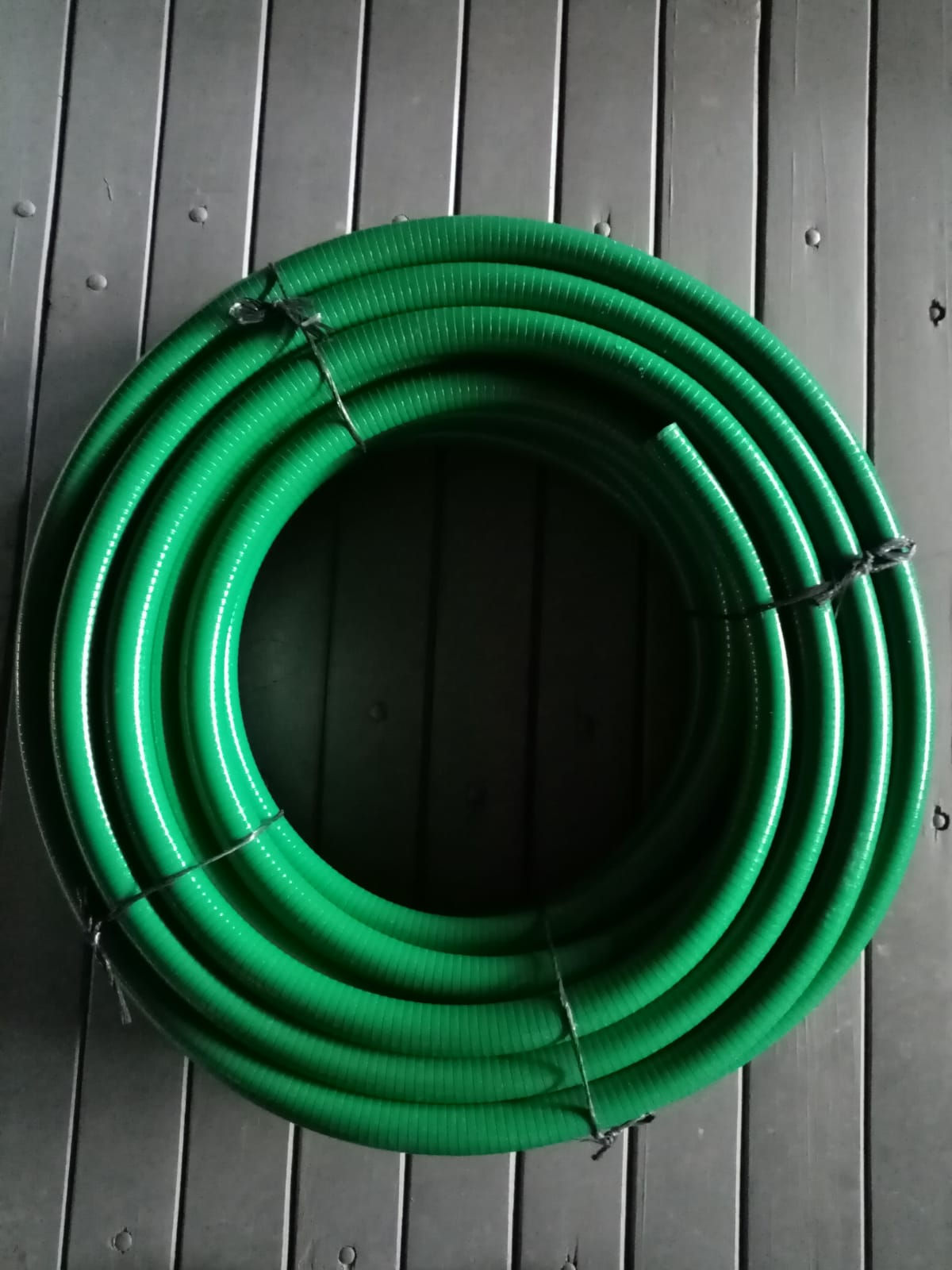 Manguera de succión y descarga verde olivo 