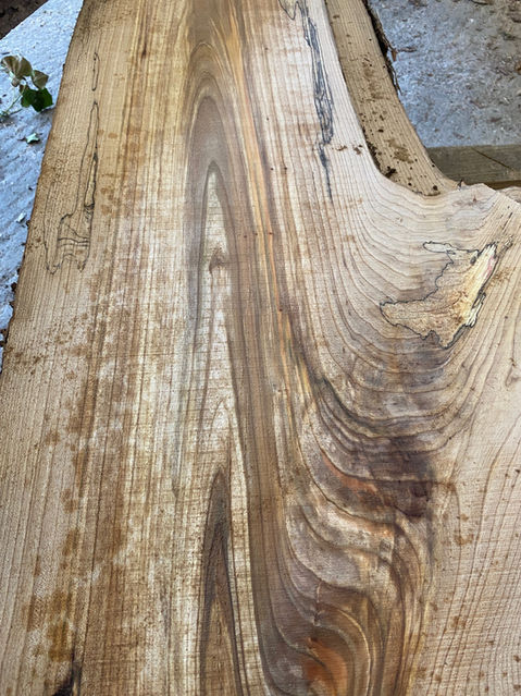 Waney edge cladding