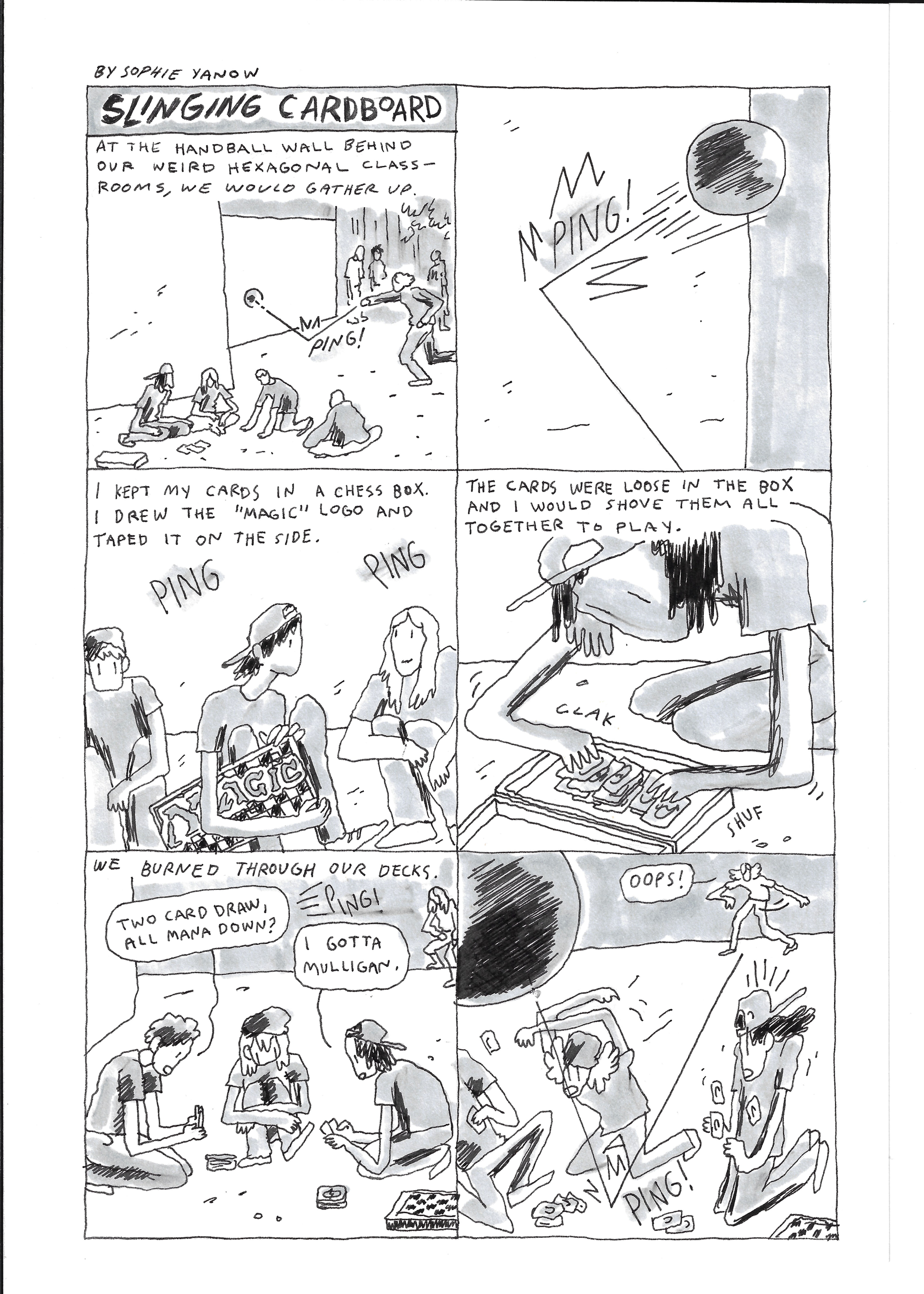 Sophie Yanow - Slinging Cardboard Pg. 1