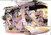 Nate Powell - Fall Through - Unpublished Pinup Comic Art