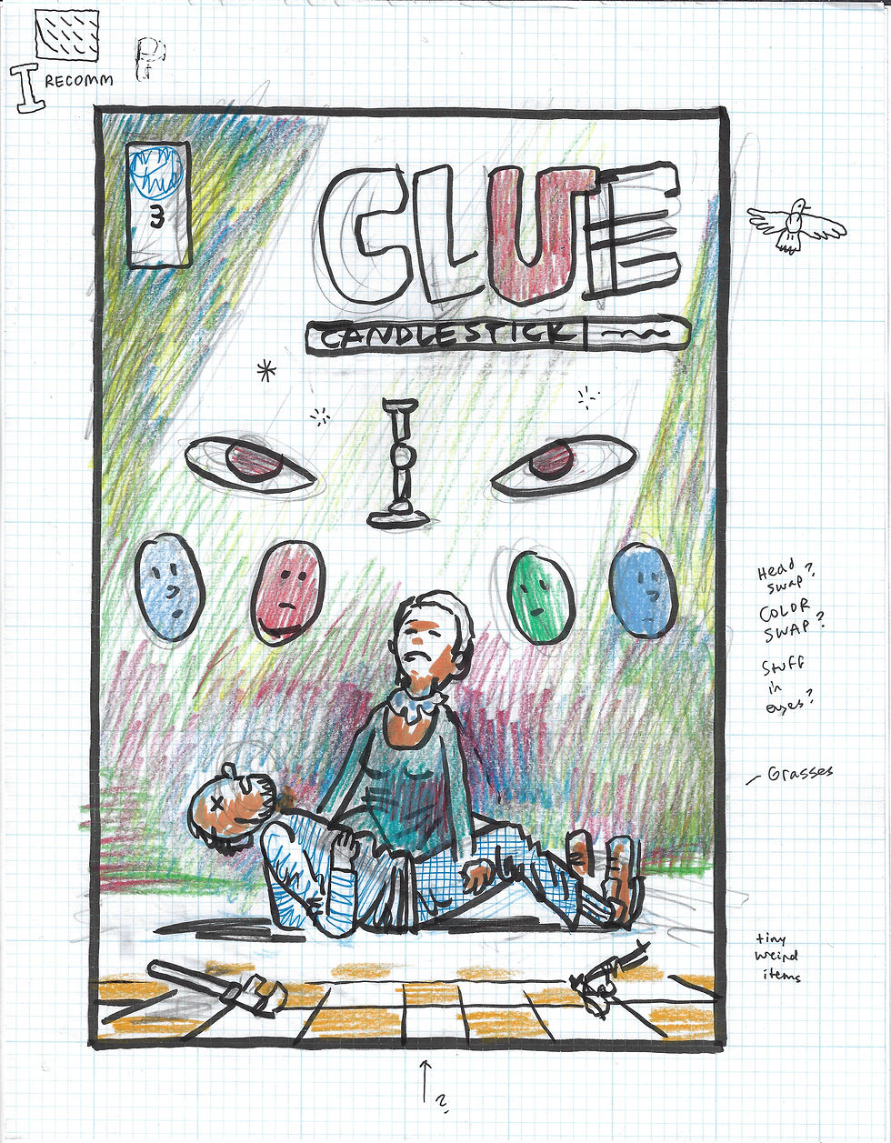 Thumbnail: Kevin Huizenga - Clue Candlestick #3 - Variant Cover Bundle