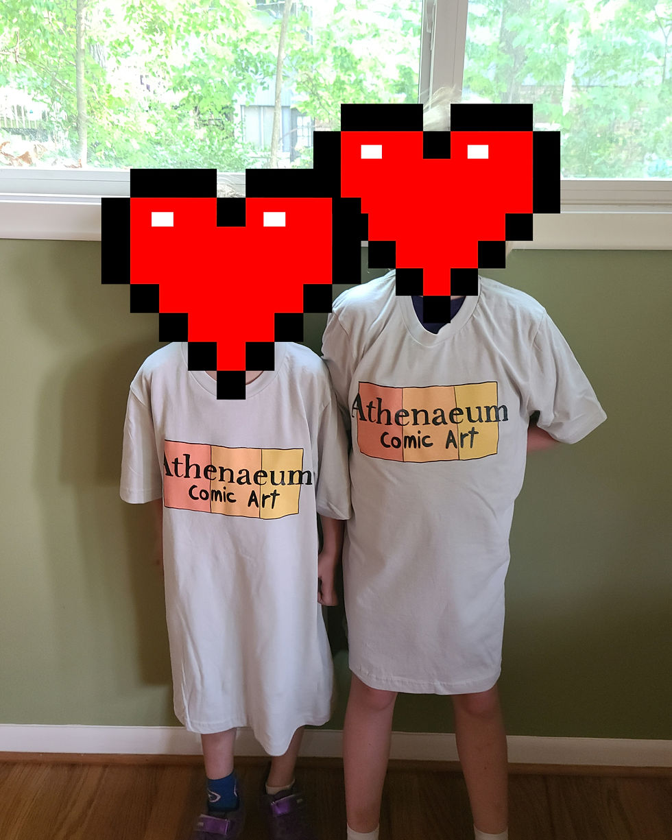 Thumbnail: Athenaeum Comic Art T-Shirt