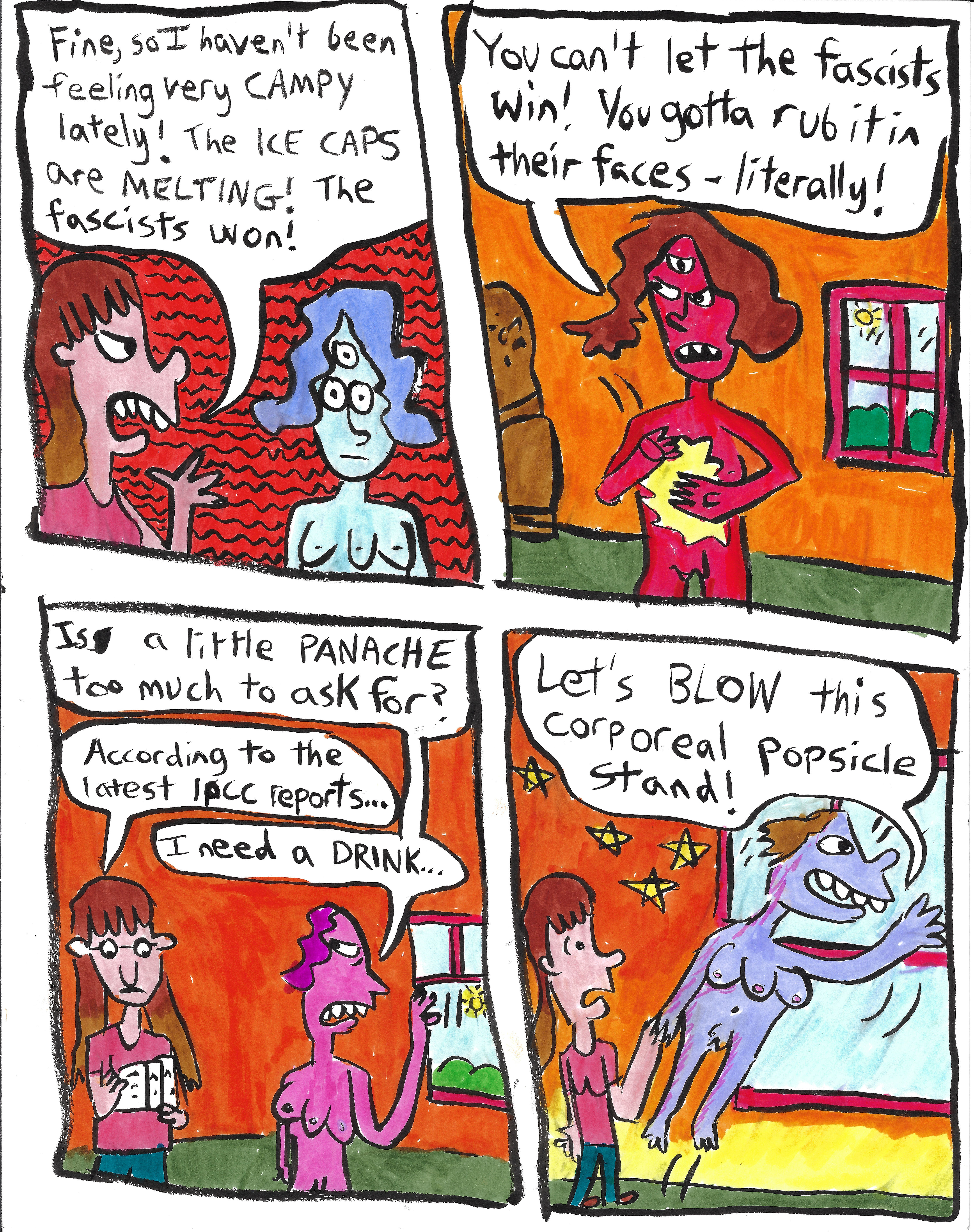 Sam Szabo - Enlightened Transexual Comics - Campy